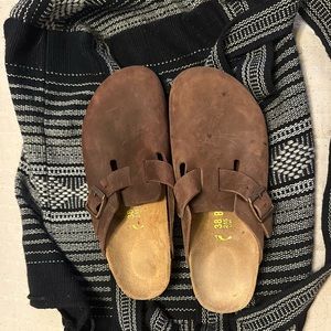 Brown Birkenstock Clogs
